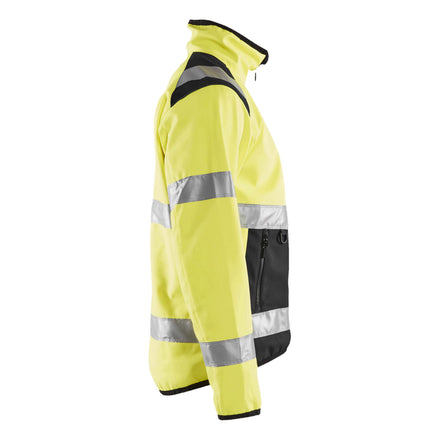 Blaklader 4877 Hi Vis Softshell Jacket Hi Vis Yellow Black Right