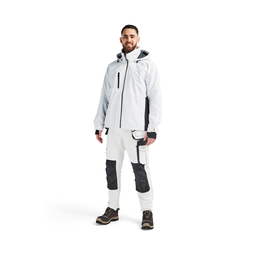 Blaklader 4890 Lightweight Lined Winter Jacket White Dark Grey Model