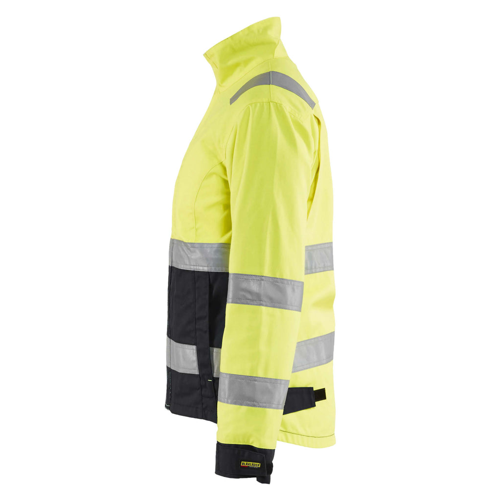 Blaklader 4903 Womens Hi Vis Jacket Hi Vis Yellow Black Left