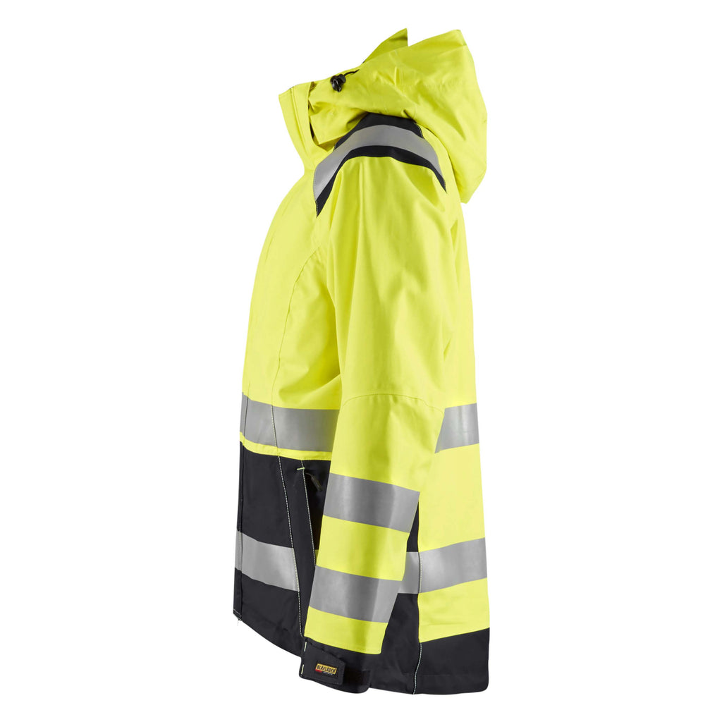 Blaklader 4904 Womens Hi Vis Shell Jacket Hi Vis Yellow Black Left