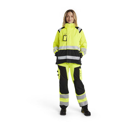 Blaklader 4904 Womens Hi Vis Shell Jacket Hi Vis Yellow Black Model