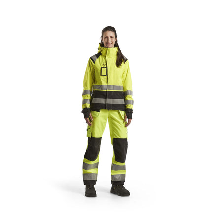 Blaklader 4904 Womens Hi Vis Shell Jacket Hi Vis Yellow Black Model