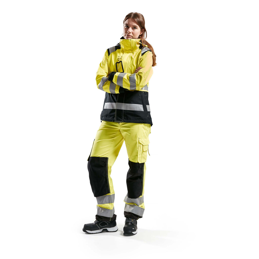 Blaklader 4904 Womens Hi Vis Shell Jacket Hi Vis Yellow Black Model