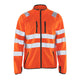 Blaklader 4906 Hi Vis Softshell Jacket Hi Vis Orange Navy Blue Main