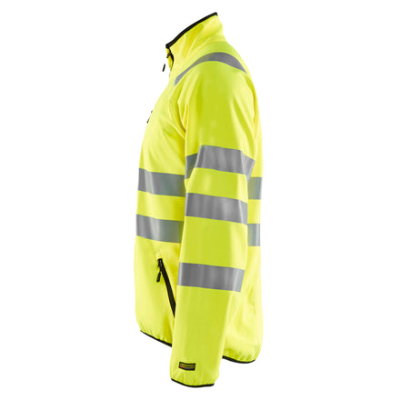 Blaklader 4906 Hi Vis Softshell Jacket Hi Vis Yellow Left