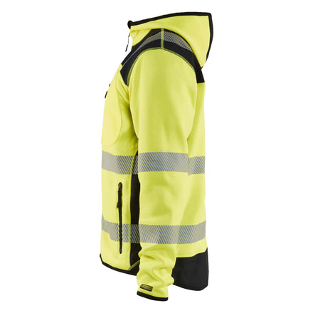 Blaklader 4923 Knitted Hi Vis Jacket Hi Vis Yellow Black Left