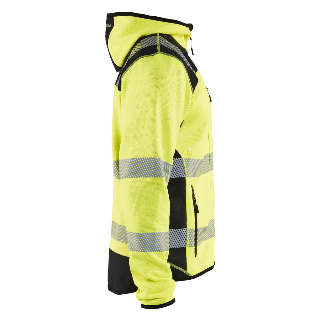 Blaklader 4923 Knitted Hi Vis Jacket Hi Vis Yellow Black Right