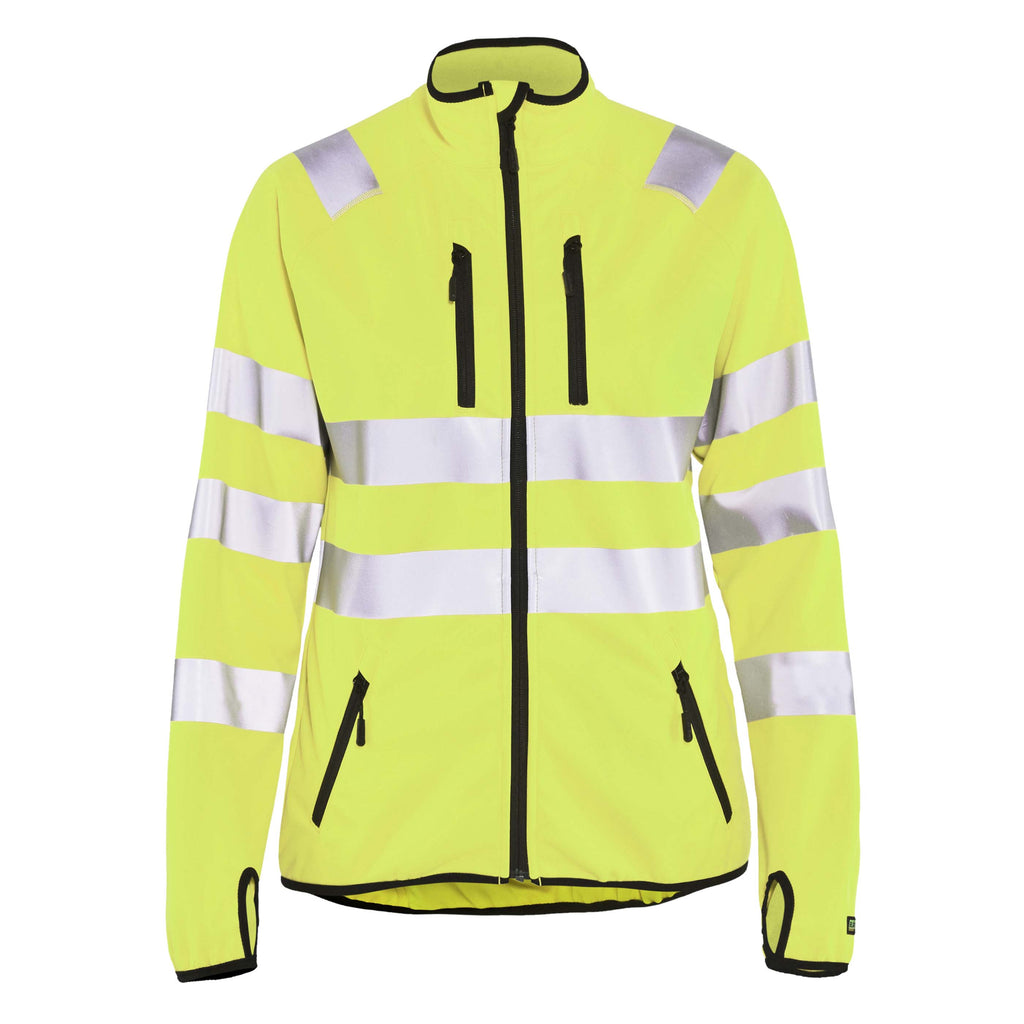 Blaklader 4926 Womens Hi Vis Softshell Jacket Hi Vis Yellow Main