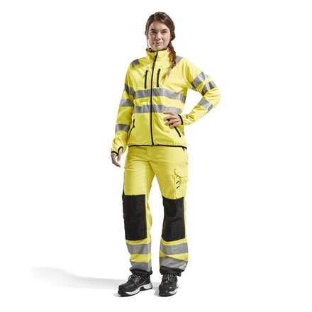 Blaklader 4926 Womens Hi Vis Softshell Jacket Hi Vis Yellow Model