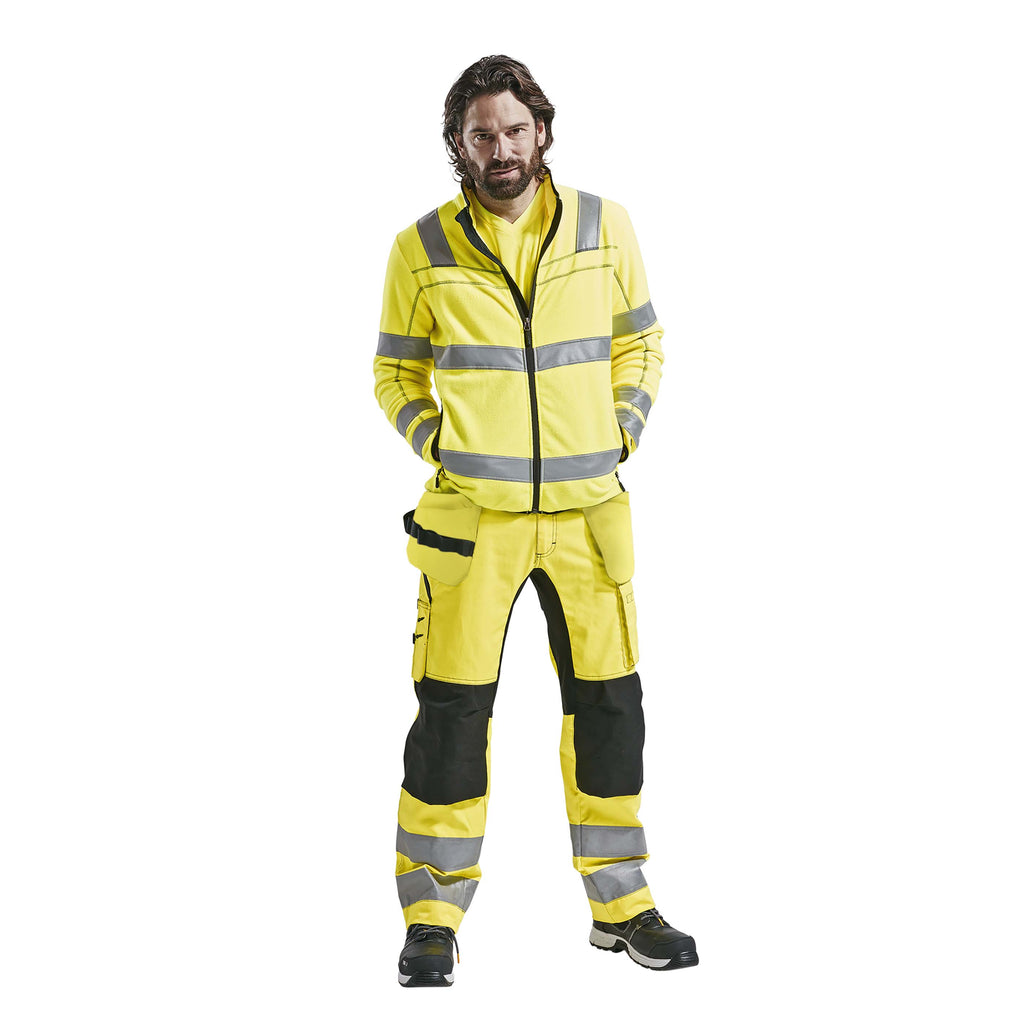 Blaklader 4941 Hi Vis Microfleece Jacket Hi Vis Yellow Model