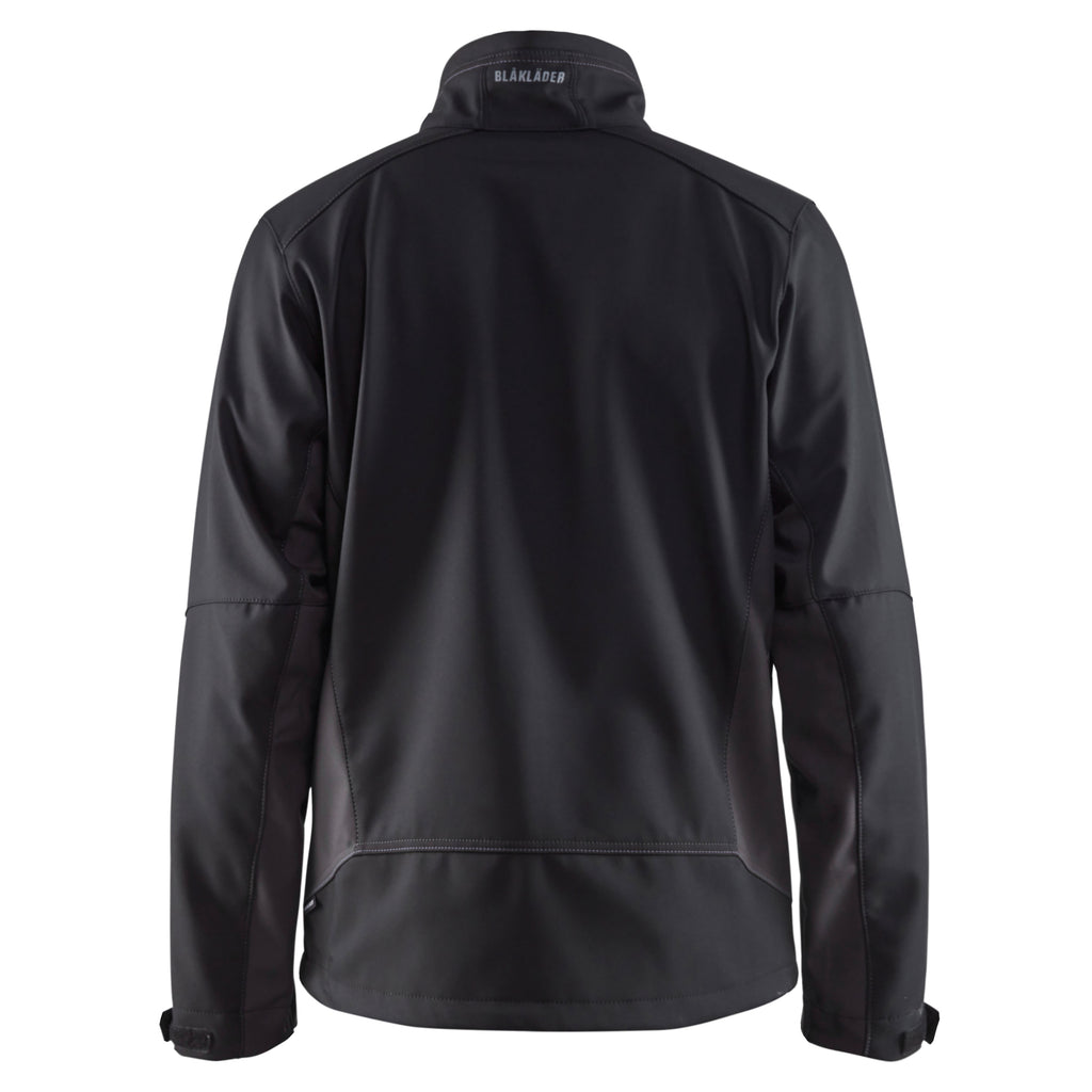 Blaklader 4950 Softshell Jacket Black Dark Grey Back