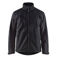 Blaklader 4950 Softshell Jacket Black Dark Grey Front