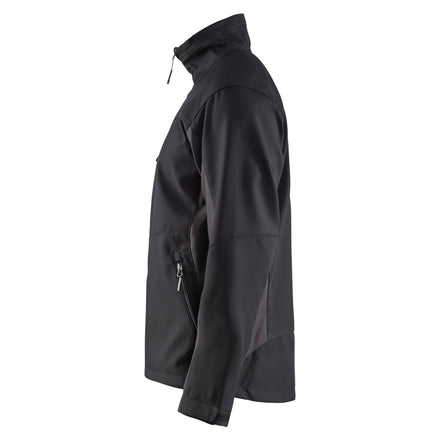 Blaklader 4950 Softshell Jacket Black Dark Grey Left