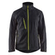 Blaklader 4950 Softshell Jacket Black Hi Vis Yellow Front