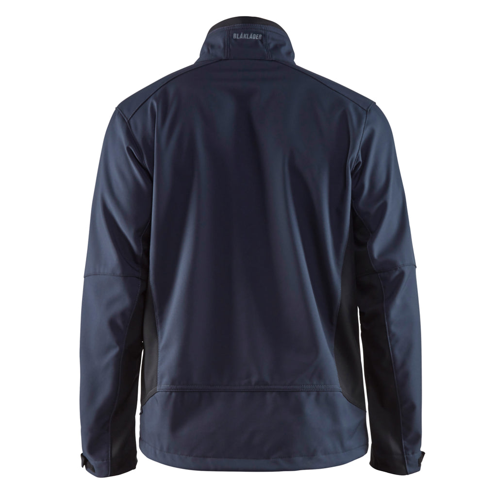 Blaklader 4950 Softshell Jacket Dark Navy Black Back