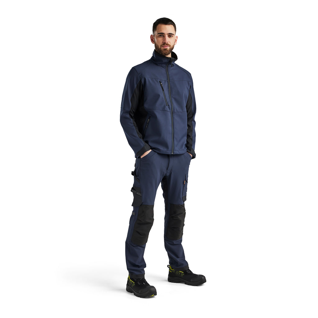 Blaklader 4950 Softshell Jacket Dark Navy Black Model