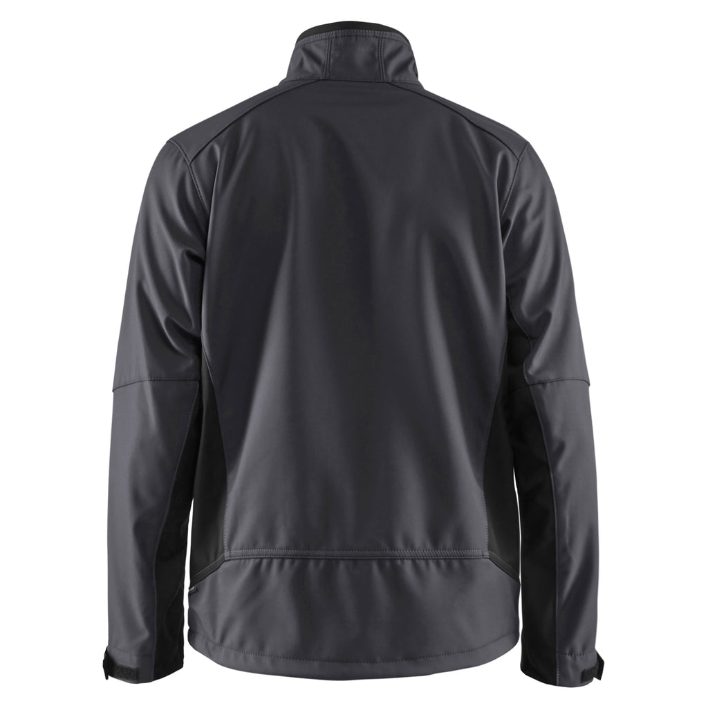 Blaklader 4950 Softshell Jacket Mid Grey Black Back