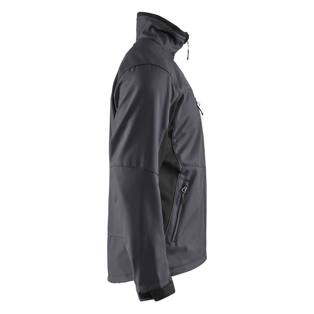 Blaklader 4950 Softshell Jacket Mid Grey Black Right