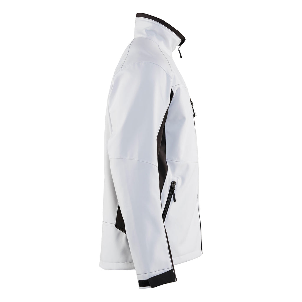 Blaklader 4950 Softshell Jacket White Dark Grey Right