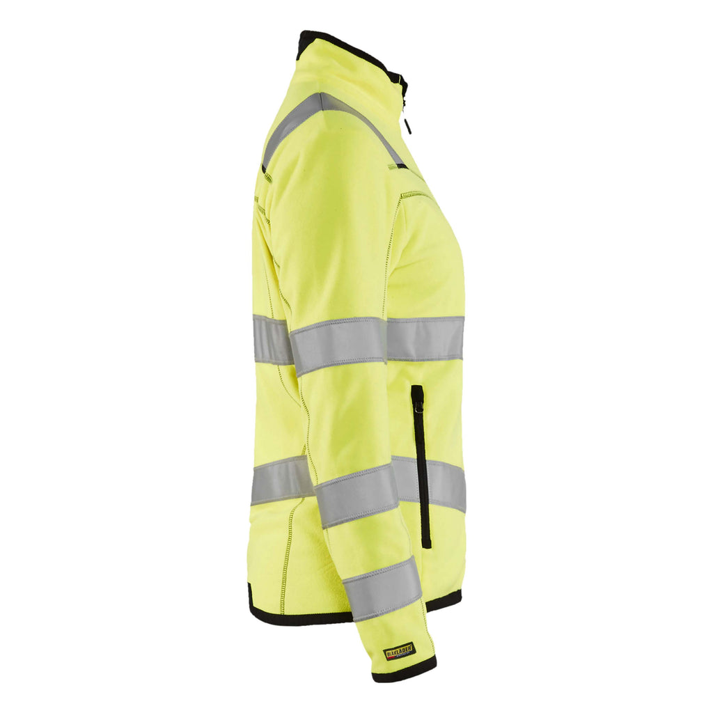 Blaklader 4966 Womens Hi Vis Microfleece Jacket Hi Vis Yellow Left