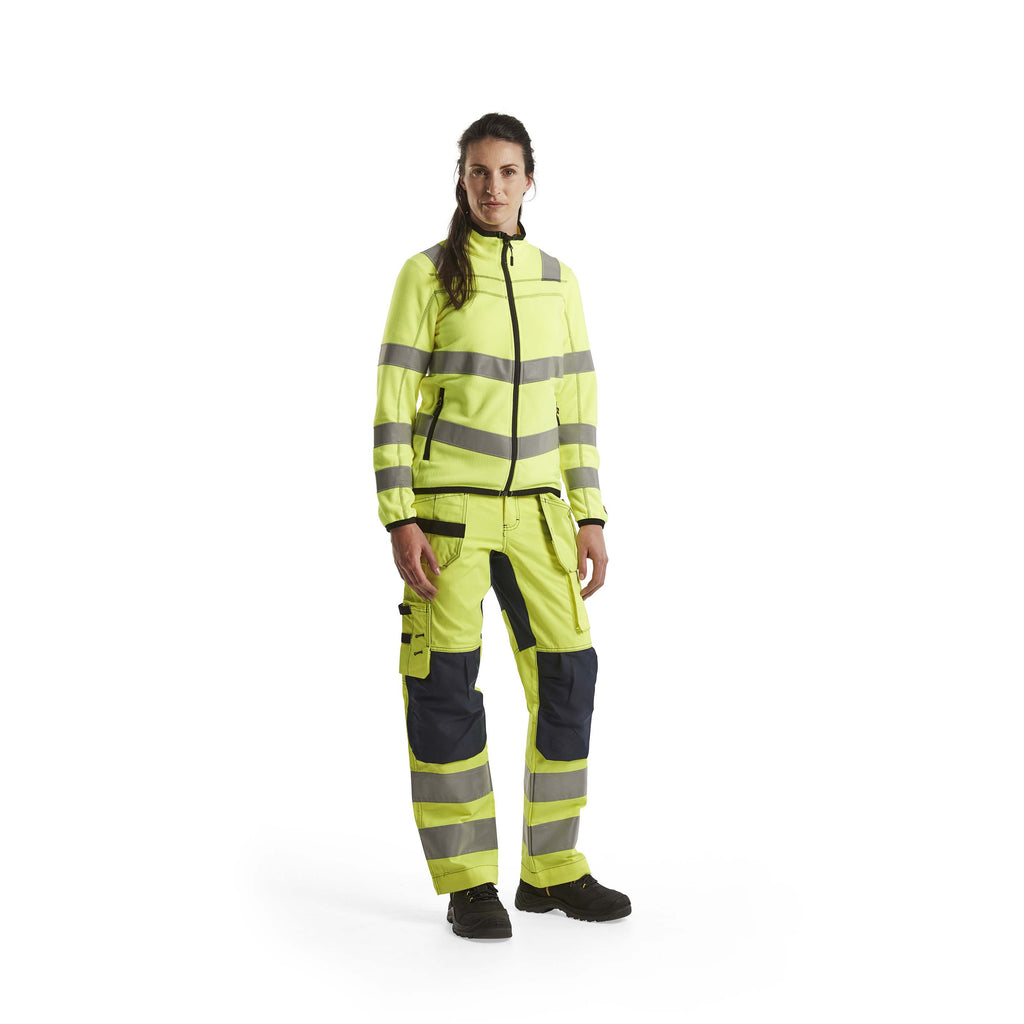 Blaklader 4966 Womens Hi Vis Microfleece Jacket Hi Vis Yellow Model