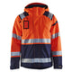 Blaklader 4987 Hi Vis Shell Jacket Hi Vis Orange Navy Blue Main