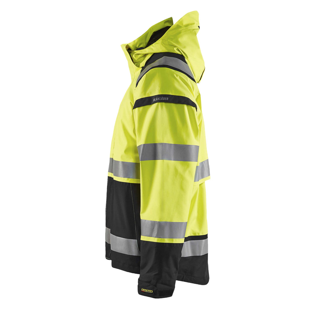 Blaklader 4987 Hi Vis Shell Jacket Hi Vis Yellow Black Left