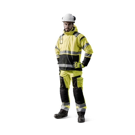 Blaklader 4987 Hi Vis Shell Jacket Hi Vis Yellow Black Model