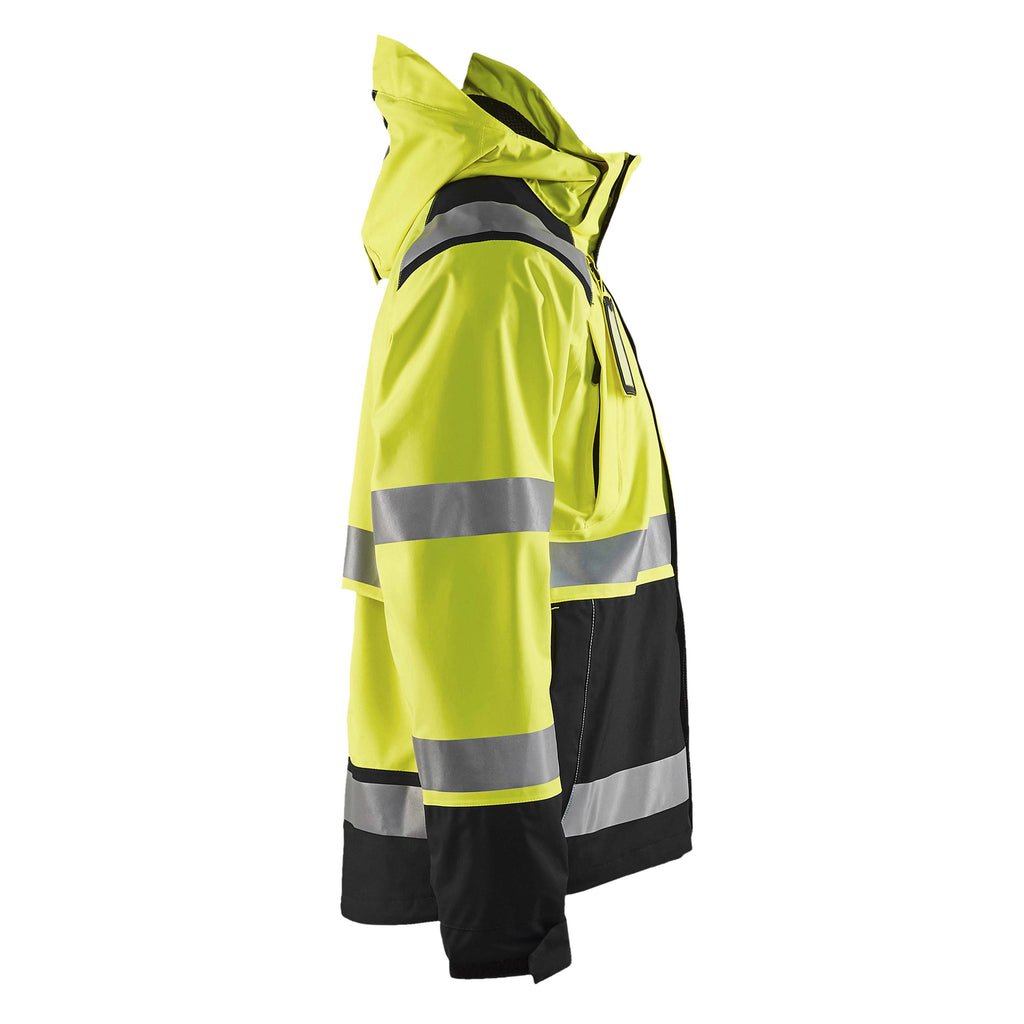 Blaklader 4987 Hi Vis Shell Jacket Hi Vis Yellow Black Right