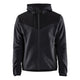 Blaklader 5940 Knitted Jacket With Softshell Dark Grey Black Front