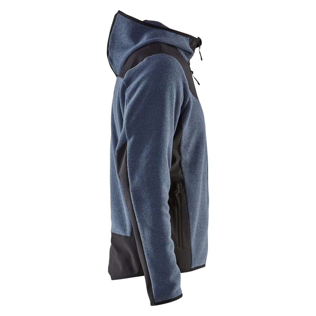 Blaklader 5940 Knitted Jacket With Softshell Numb Blue Dark Navy Right