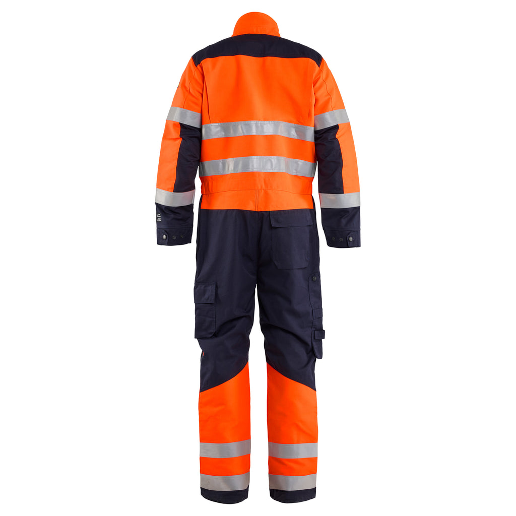 Blaklader 6379 Hi-Vis Yellow/Navy Blue Arc Flash & Fire Retardant Multinorm Overall