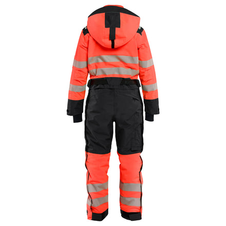 Blaklader 6726 Red Hi-Vis/Black Women's Winter Overall Hi-Vis