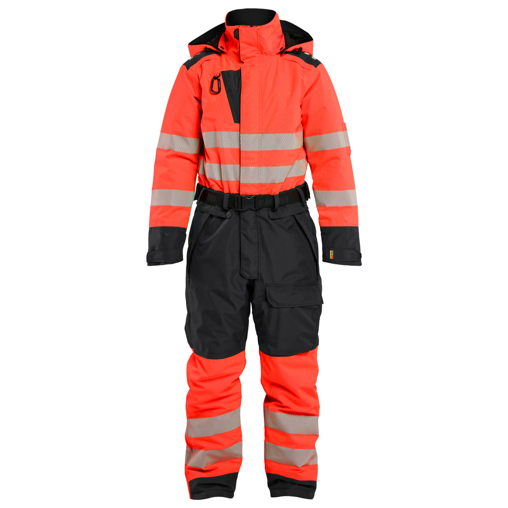 Blaklader 6726 Red Hi-Vis/Black Women's Winter Overall Hi-Vis