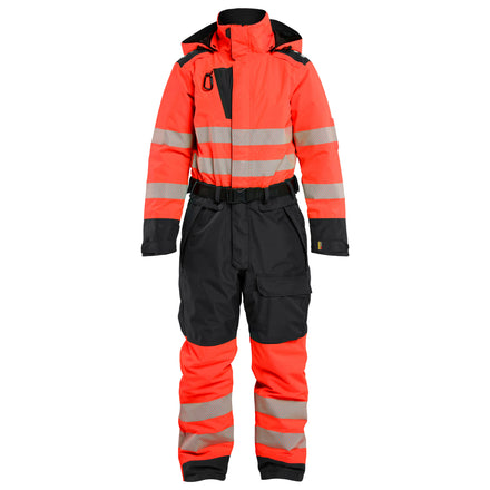 Blaklader 6726 Red Hi-Vis/Black Women's Winter Overall Hi-Vis