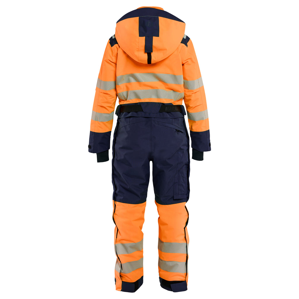 Blaklader 6726 Orange/Navy Blue Women's Winter Overall Hi-Vis