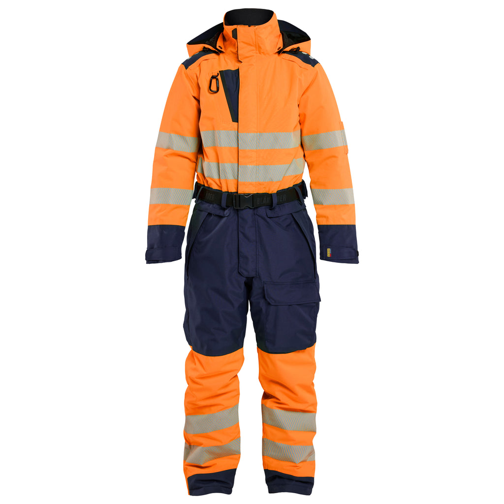 Blaklader 6726 Orange/Navy Blue Women's Winter Overall Hi-Vis