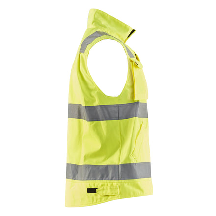 Blaklader 8505 Hi Vis Vest Hi Vis Yellow Navy Blue Right