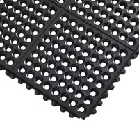 Blue Diamond Cushion Link Open Top Interlocking Anti-Fatigue Mat 100% Nitrile 92x92cm