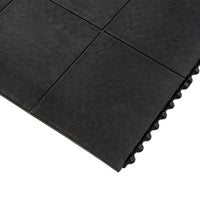 Blue Diamond Cushion Link Solid Top Interlocking Anti-Fatigue Mat 100% Nitrile 92x92cm