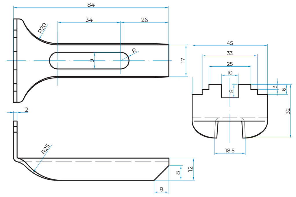 Blue Diamond Stainless Steel J Clamp for GRP Grating and Mini Mesh