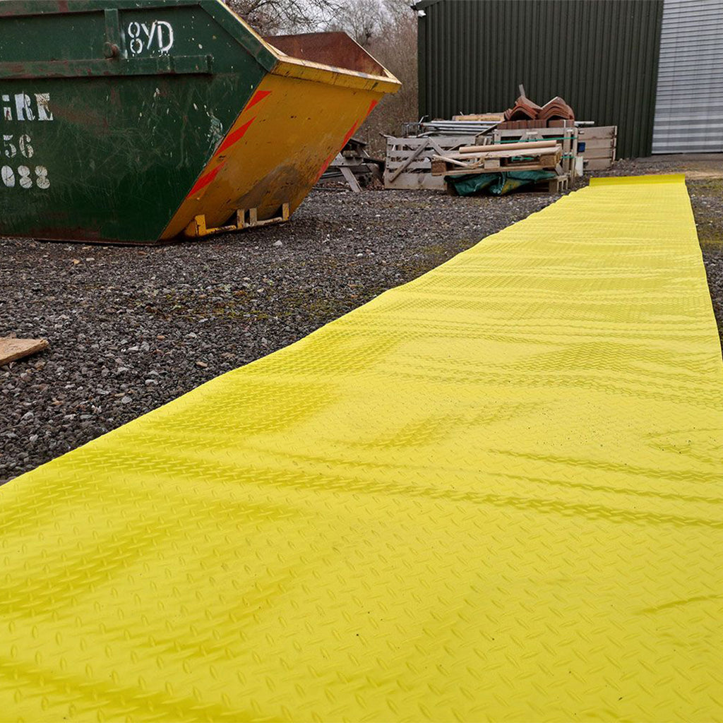 Blue Diamond SiteMat Hi-vis Walkway Matting 100cm x 10 Metre Roll