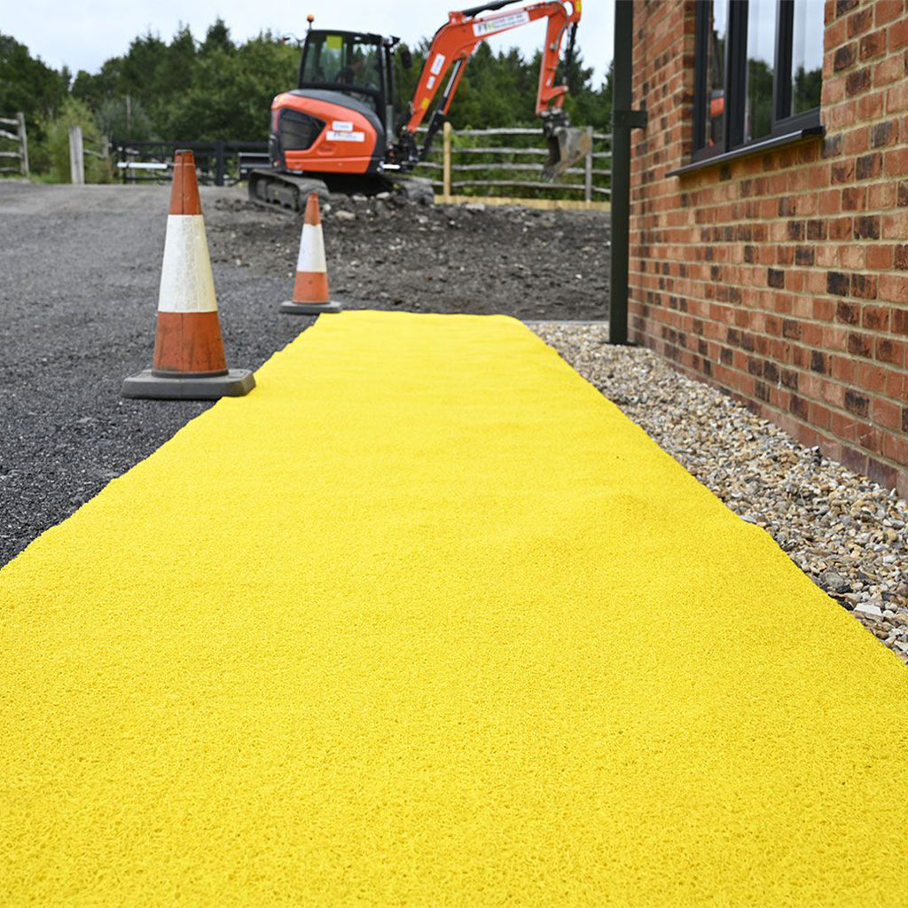 Blue Diamond Spaghetti Site Mat PVC Industrial Matting