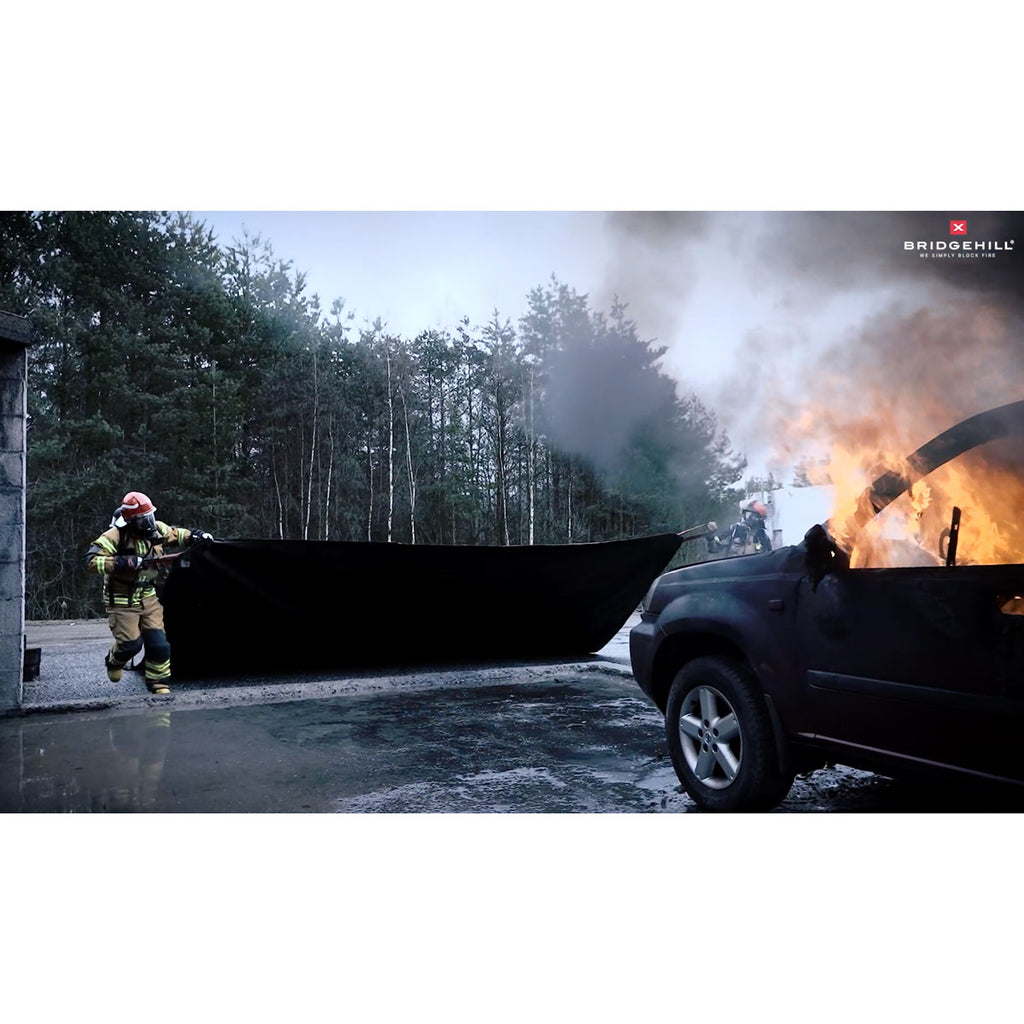 Bridgehill XL Pro Car Fire Blanket 8m x 10m (Fire Service only) - FB-CAR-004-BGH