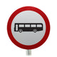 Buses Prohibited Post Mount Sign - Dia 952 R2/RA2 (Face Only)