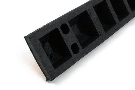 Park-it 900mm Rubber Wheel Block / Stop With Fixings