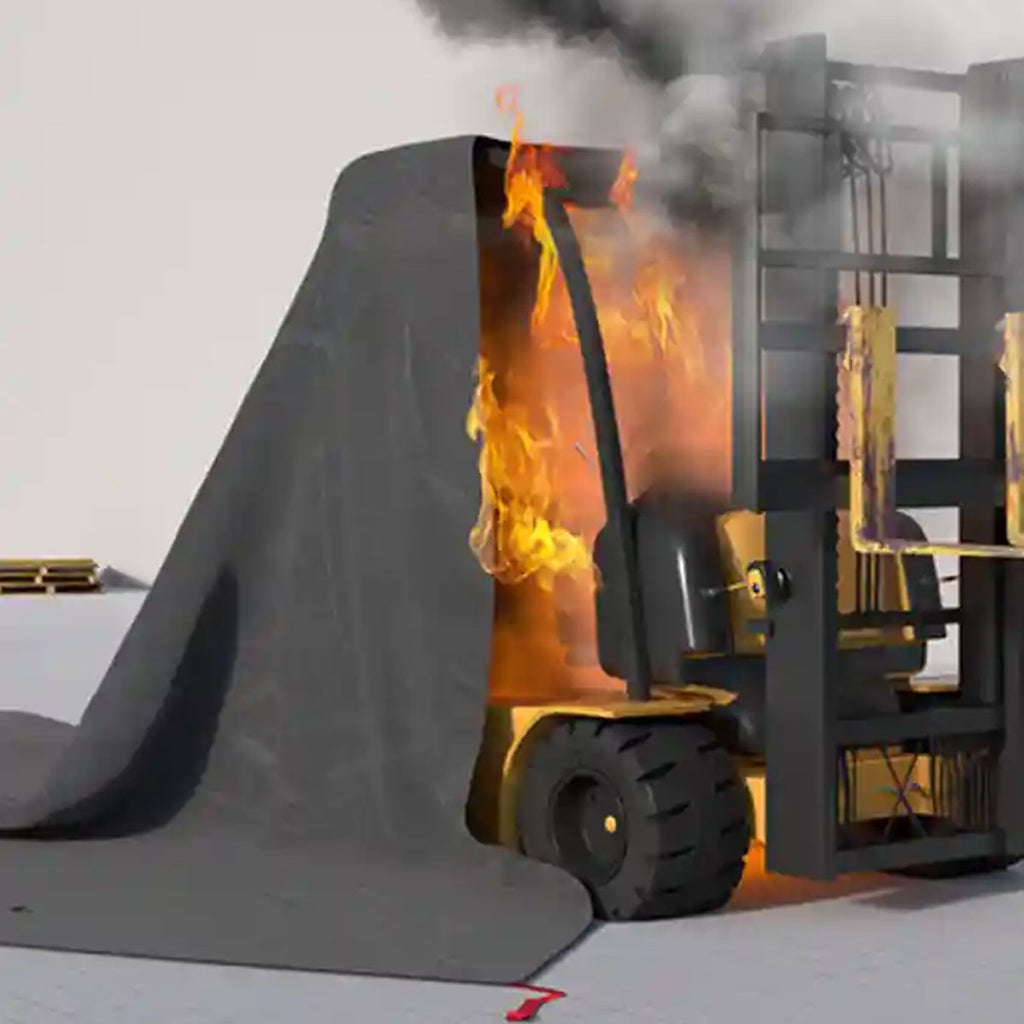 Bridgehill Pallet Truck Fire Blanket 5m x 5m - FB-FKL-001-BGH