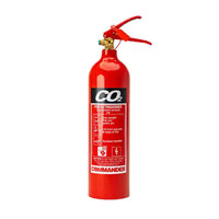 Commander 2kg CO2 Fire Extinguisher Squat Renovate - RX-SQT-002-ECF
