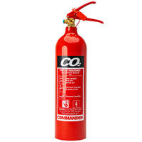 Commander 2kg CO2 Fire Extinguisher Squat Renovate - RX-SQT-002-ECF