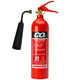 Commander 2kg CO2 Fire Extinguisher Squat Renovate - RX-BWH-002-ECF